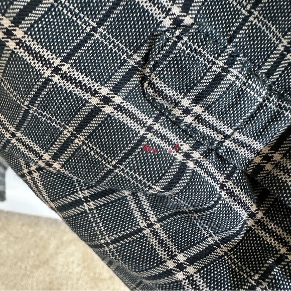 Banana Republic Gray Plaid Casual Shirt - Picture 5 of 5